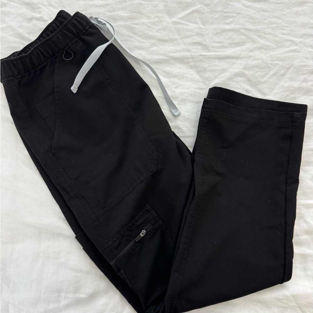 Figs drawstring cargo scrubs